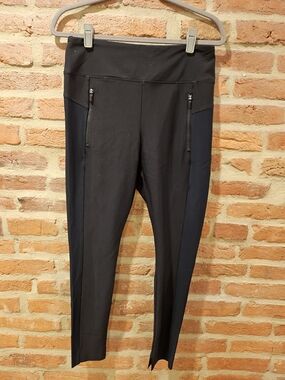Athleta Black High-Rise Zip-Pocket Leggings